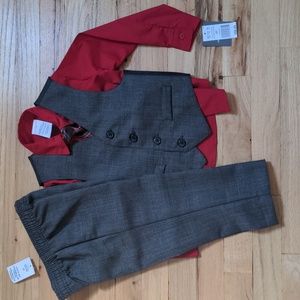 Boys 3T 4 piece dress outfit